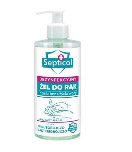 Septicol antibacterial hand gel 250 ml virucidal