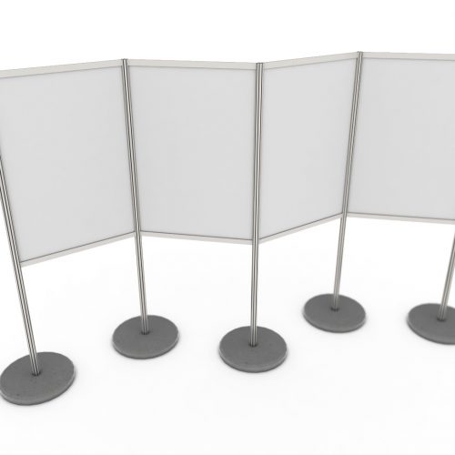 Ścianka ekspozycyjna fala