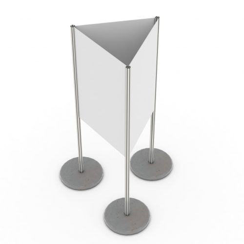 Ścianka ekspozycyjna trójkąt